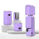 For DJI OSMO Pocket 3 PULUZ 6 in 1 Body Lens Handle Screen Mic Silicone TPU Cover (Purple) - 1