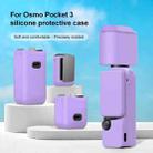 For DJI OSMO Pocket 3 PULUZ 6 in 1 Body Lens Handle Screen Mic Silicone TPU Cover (Purple) - 2