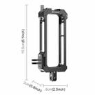 For Insta360 X3 PULUZ Metal Protective Cage Rig Housing Frame with Expand Cold Shoe Base & Tripod Adapter(Black) - 2