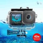 For DJI Osmo Action 5 Pro / 3 / 4 PULUZ 40m Underwater Waterproof Housing Diving Case with Cold Shoe & Buckle Basic Mount & Screw - 1