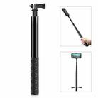 PULUZ 110cm Metal Selfie Stick Monopod with Invisible Adapter Base & Screw for Insta360 One RS / X2 / X3 / X4 - 1