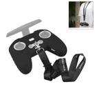 For DJI FPV Combo Remote Control PULUZ Silicone Protective Case with Neck Strap(Black) - 1