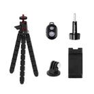 PULUZ Mini Octopus Flexible Tripod Holder with Remote Control for SLR Cameras, GoPro, Cellphone - 9