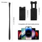 PULUZ Silicone Flexible Clip Mount Holder with Phone Clamp for Phones / GoPro (Black) - 2