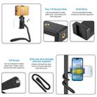 PULUZ Silicone Flexible Clip Mount Holder with Phone Clamp for Phones / GoPro (Black) - 3