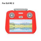 For DJI Mini 4 Pro / Air 3 Remote Control / DJI RC 2 with Screen PULUZ Silicone Protective Case (Red) - 1