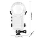 For Insta360 X3 PULUZ Invisible Dive Case 50m Waterproof Sealed Case (Transparent) - 2