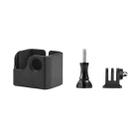 For DJI OSMO Pocket 3 PULUZ Adapter Frame Expansion Bracket with 1/4 inch Hole (Black) - 3