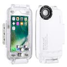 PULUZ For iPhone SE 2020 & 8 & 7 40m/130ft Waterproof Diving Housing Photo Video Taking Underwater Cover Case(White) - 2