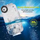 PULUZ 40m/130ft Waterproof Diving Case for iPhone 8 Plus & 7 Plus, Photo Video Taking Underwater Housing Cover(Transparent) - 15