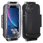 For iPhone XR PULUZ 40m/130ft Waterproof Diving Case  Photo Video Taking Underwater Housing Cover(Black) - 2