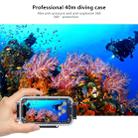For iPhone XR PULUZ 40m/130ft Waterproof Diving Case  Photo Video Taking Underwater Housing Cover(Black) - 16