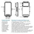 PULUZ 45m/147ft Waterproof Diving Case Photo Video Taking Underwater Housing Cover for iPhone 14 Series, iPhone 13 Series, iPhone 12 Series, iPhone 11 Series, iPhone X Series, iPhone 8 & 7, iPhone 6s, iOS 13.0 or Above Version iPhone(White) - 6