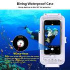 PULUZ 45m/147ft Waterproof Diving Case Photo Video Taking Underwater Housing Cover for iPhone 14 Series, iPhone 13 Series, iPhone 12 Series, iPhone 11 Series, iPhone X Series, iPhone 8 & 7, iPhone 6s, iOS 13.0 or Above Version iPhone(White) - 9