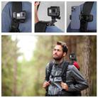 PULUZ 4 in 1 360 Degree Rotating Backpack Hat QR Clip Rec-mounts with Phone Clamp Kit - 6