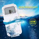 PULUZ 45m/147ft Waterproof Diving Case Photo Video Taking Underwater Housing Cover for iPhone 15 Series, Galaxy, Huawei, Xiaomi, Google Android OTG Smartphones with Type-C Port(White) - 12
