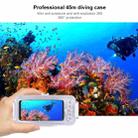 PULUZ 45m/147ft Waterproof Diving Case Photo Video Taking Underwater Housing Cover for iPhone 15 Series, Galaxy, Huawei, Xiaomi, Google Android OTG Smartphones with Type-C Port(White) - 13
