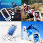 PULUZ 45m/147ft Waterproof Diving Case Photo Video Taking Underwater Housing Cover for iPhone 15 Series, Galaxy, Huawei, Xiaomi, Google Android OTG Smartphones with Type-C Port(White) - 14