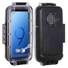 PULUZ 40m/130ft Waterproof Diving Case for Galaxy S9+, Photo Video Taking Underwater Housing Cover, Only Support Android 8.0.0 or below(Black) - 2