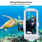 PULUZ 45m/147ft Waterproof Diving Case Photo Video Taking Underwater Housing Cover for Galaxy, Huawei, Xiaomi, Google Android Smartphones with OTG Function(White) - 10