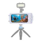 PULUZ 45m/147ft Waterproof Diving Case Photo Video Taking Underwater Housing Cover for iPhone 14 Series, iPhone 13 Series, iPhone 12 Series, iPhone 11 Series, iPhone X Series, iPhone 8 & 7, iPhone 6s, iOS 13.0 or Above Version iPhone(White) - 3
