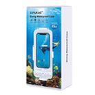 PULUZ 45m/147ft Waterproof Diving Case Photo Video Taking Underwater Housing Cover for iPhone 14 Series, iPhone 13 Series, iPhone 12 Series, iPhone 11 Series, iPhone X Series, iPhone 8 & 7, iPhone 6s, iOS 13.0 or Above Version iPhone(White) - 5