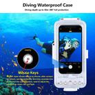 PULUZ 45m/147ft Waterproof Diving Case Photo Video Taking Underwater Housing Cover for iPhone 14 Series, iPhone 13 Series, iPhone 12 Series, iPhone 11 Series, iPhone X Series, iPhone 8 & 7, iPhone 6s, iOS 13.0 or Above Version iPhone(White) - 10