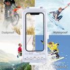 PULUZ 45m/147ft Waterproof Diving Case Photo Video Taking Underwater Housing Cover for iPhone 14 Series, iPhone 13 Series, iPhone 12 Series, iPhone 11 Series, iPhone X Series, iPhone 8 & 7, iPhone 6s, iOS 13.0 or Above Version iPhone(White) - 12