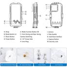 For iPhone 16 Pro PULUZ 40m/130ft Waterproof Diving Case Photo Video Taking Underwater Housing Cover (Transparent) - 4