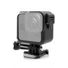 For GoPro Hero11 Black Mini PULUZ PC Plastic Border Frame with Buckle Basic Mount & Screw(Black) - 1