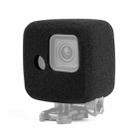 For GoPro Hero11 Black Mini PULUZ High Density Foam Windshield(Black) - 1