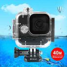 For GoPro Hero11 Black Mini PULUZ 40m Waterproof Housing Protective Case with Buckle Basic Mount & Screw (Transparent) - 1