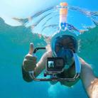 PULUZ Dual Silicone Handles Aluminium Alloy Underwater Diving Rig for GoPro, DJI OSMO Action, Insta360 and Other Action Cameras (Blue) - 8