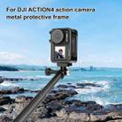 For DJI Osmo Action 4 / 3 PULUZ Metal Cage Expansion Adapter Frame with Cold Shoe (Black) - 2