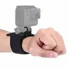 PULUZ Adjustable Wrist Strap Mount for GoPro Hero12 Black / Hero11 /10 /9 /8 /7 /6 /5, Insta360 Ace / Ace Pro, DJI Osmo Action 4 and Other Action Cameras, Strap Length: 28.5cm - 1