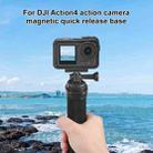 For DJI Osmo Action 4 / 3 PULUZ Magnetic Quick Release Base Expansion Mount (Black) - 2