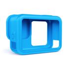 For GoPro HERO13 Black PULUZ Silicone Protective Case Cover with Wrist Strap & Lens Cover (Blue) - 3