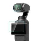 For DJI OSMO Pocket 3 PULUZ 9H 2.5D HD Tempered Glass Lens Protector + Screen Film (Transparent) - 1