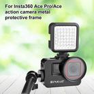 For Insta360 Ace Pro / Ace PULUZ Metal Cage Adapter Frame with 52mm UV Filter & Adapter Ring (Black) - 2