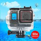 For Insta360 Ace Pro PULUZ 60m Underwater Waterproof Housing Case with Base Adapter & Screw (Transparent) - 1