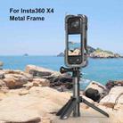 For Insta360 X4 PULUZ Metal Protective Cage Rig Housing Frame with Lens Cover (Black) - 2