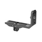 [US Warehouse] For Insta360 X4 / X5 PULUZ Vertical Horizontal Shooting Quick Release Metal  L Bracket(Black) - 2