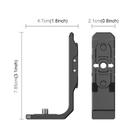 [US Warehouse] For Insta360 X4 / X5 PULUZ Vertical Horizontal Shooting Quick Release Metal  L Bracket(Black) - 3