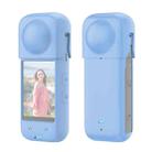 For Insta360 X4 PULUZ Full Body Dust-proof Silicone Protective Case (Blue) - 1