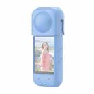For Insta360 X4 PULUZ Full Body Dust-proof Silicone Protective Case (Blue) - 2