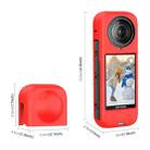 For Insta360 X4 PULUZ Full Body Dust-proof Silicone Protective Case (Red) - 3
