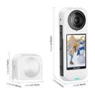 For Insta360 X4 PULUZ Full Body Dust-proof Silicone Protective Case (White) - 3