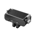 For DJI Osmo Action 5 Pro / 4 / 3 PULUZ Magnetic Quick Release Metal Base (Black) - 3