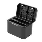 For Insta360 X4 PULUZ Battery Charging Box Battery & Memory Card Storage Case (Black) - 1