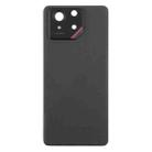 For Asus ROG Phone 9 5G Original Glass Battery Back Cover with Camera Lens Cover(Matte Black) - 2